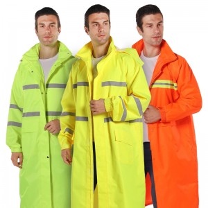 Cheap Raincoat Suit Waterproof Long Men Women Hooded