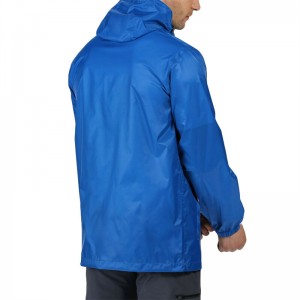 Waasserdicht Outdoor Walking Packaway Jacket Liichtgewiicht mat Custom Logo