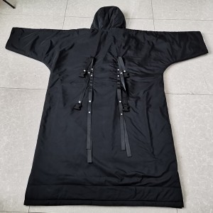 swim parka with hood quick dry wetsuit changing robe waterproof