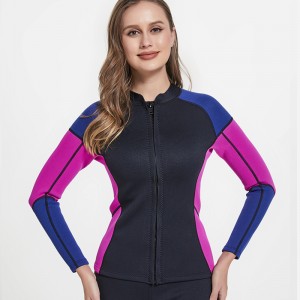 ຂາຍຮ້ອນຜູ້ຊາຍກາງແຈ້ງ 2mm 3mm Dry Diving Suit Women's Neoprene Wetsuit Coat