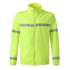 Reflector Jackets Safety Reflective Road SafetyCoat For Construction អាវសម្រាប់ជិះកង់
