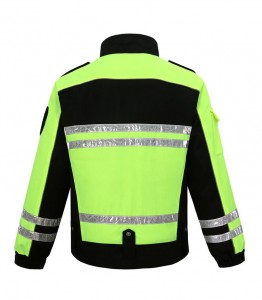 jachetă de ploaie reflectorizantă pentru călărie, alergare, lucru, haină de siguranță de înaltă vizibilitate
