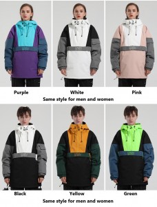 la modă personalizat de iarnă haină rezistentă la vânt snowboard copii costum schi îmbrăcăminte pentru zăpadă jachetă cu hanorac