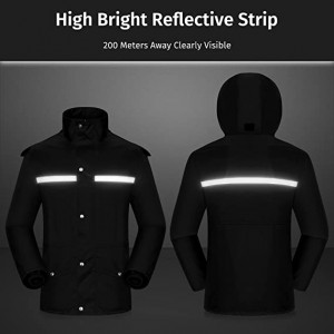 Rain Suit Jacket ug Trouser Suit sa Outdoor All-Sport Waterproof Breathable Anti-storm