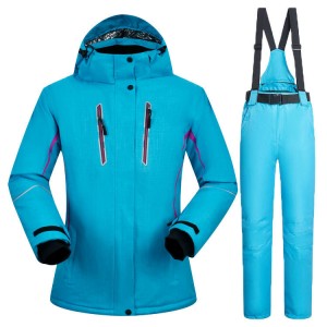 kış kayak ceketi takım elbise su geçirmez Snowboard Ceket ve Önlük Pantolon Takım Elbise