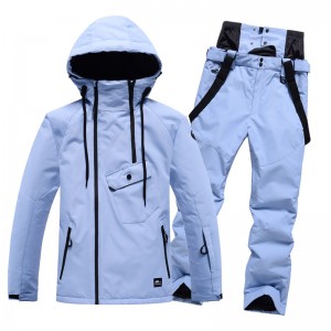 Mafiafia Windproof 100% Polyester Wholesale Outdoor Sports Snow Ski Suit peleue ma ofuvae
