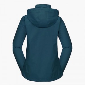 Xhaketë e papërshkueshme nga uji për femra, xhaketë kundër erës, guaskë e lehtë në natyrë