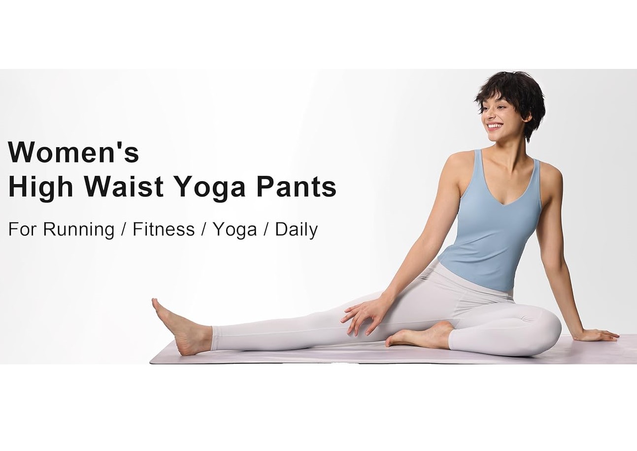 High Waist Yoga Pants Workout Running Leggings for Women