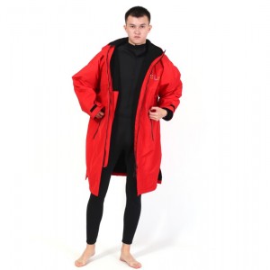 рециклирани халати за пончо за плуване сухо яке за сърф мъже парка за възрастни халат за смяна на палто