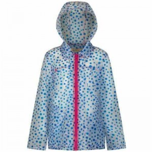 Waterproof Jacket Skin Friendly Kids Boys Girls Poncho Coat with Printed