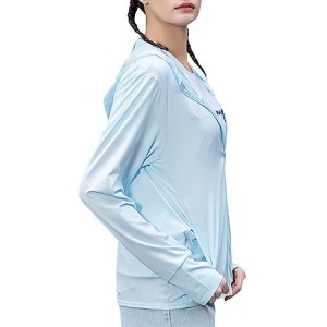 sun protection clothing for women UPF 50+ UV long sleeve Running Hiking Outdoors Performance
