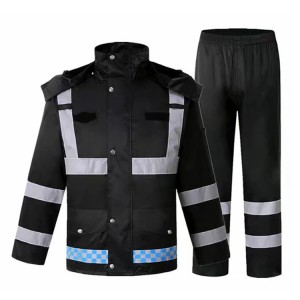 reflective safety jacket men’s working reflection suite with mesh lining