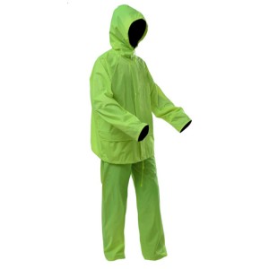rain suit jacket pants high visibility reflective work