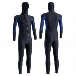 Roupa de mergulho masculina, roupa de mergulho de neoprene de 5 mm para homem, manter aquecido em água fria, peça única de manga comprida
