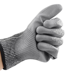 pracovné rukavice odolné proti prerezaniu bezpečnostný bezšvový úplet z nylonu