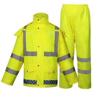 reflective safety jacket panlalaking working reflection suite na may mesh lining