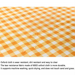waterproof picnic blanket portable with carry strap for beach mat