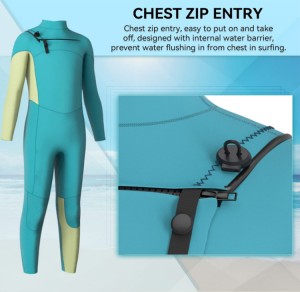 wetsuit for boys girls toddler youth 3/2mm neoprene full shorty