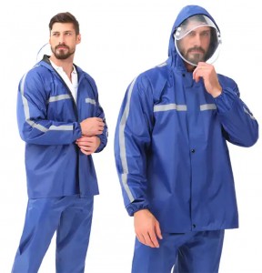 rain suit jacket trouser suit raincoat for men outdoor work