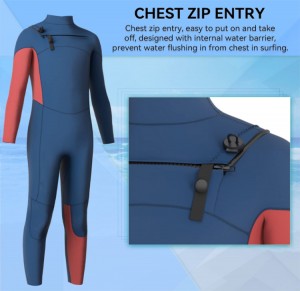 उच्च गुणस्तर लामो बाहुला 5mm 3mm डिजाइन आरामदायक बच्चाहरु को घर wetsuit बच्चाहरु को लागी