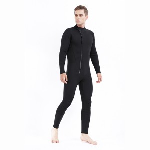 bug-os nga wetsuits 5mm 3mm mens neoprene diving suit atubangan zipper snorkeling surfing suits taas nga elasticity