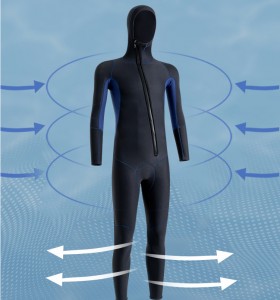 Мужской гидрокостюм, неопреновый гидрокостюм 5 мм для мужчин, сохраняющий тепло в холодной воде, цельный с длинным рукавом