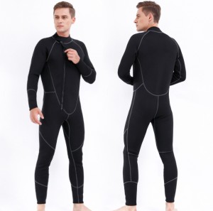 kostume të plota për zhytje 5mm 3mm për meshkuj nga neopreni me zinxhir përpara për snorkeling kostume për zhytje me elasticitet të lartë