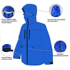 fishing rain jacket bib pants waterproof lightweight