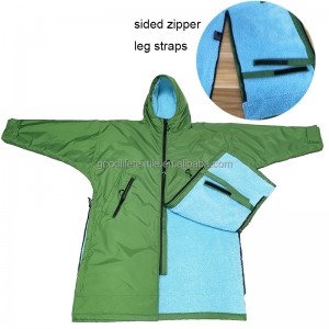 Reflective Riding Horse Jackets Windproof Cycling Waterproof coat changing hooded robe