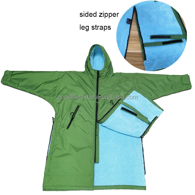 Reflective Riding Horse Jackets Windproof Cycling Waterproof coat changing hooded robe Featured Image