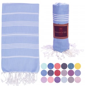 Bawełniane tureckie ręczniki plażowe Szybkoschnący piasek, bezpłatny, duży do pływania w basenie
