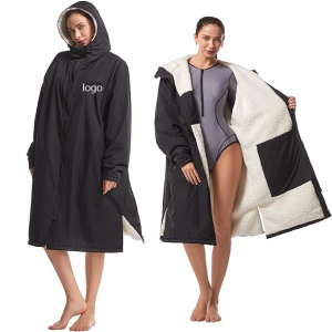 Wholesale Outdoor Winter Warm Surf Beach Poncho Waterproof Changing Robe