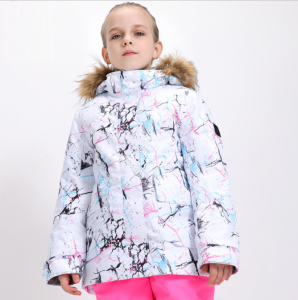Topla nepremočljiva jakna s kapuco Otroški plašč Oblačila Snežna obleka Zimska smučarska obleka za dojenčke za dojenčka