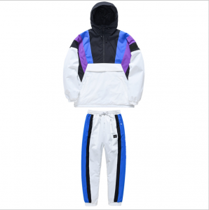 Custom Winter Warm Outdoor Snow Jacket Pants Set Waterproof Skiing racing Suit Overalls Men women