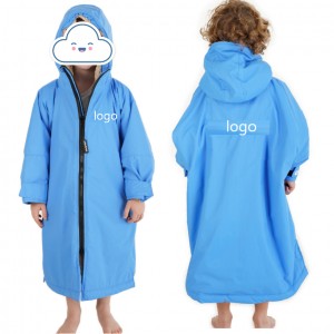 Factory Personalized Keep Warm Beach Wave Surf Swim Waterproof Recycled Changing Robe Winter Swimming