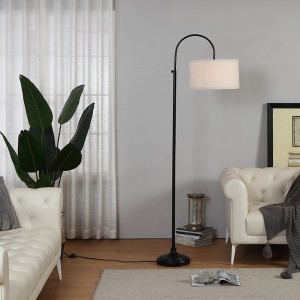 Arc Metal Floor Lamp, Franklin Iron Works Floor Lamps | Goodly Light-GL-FLM141