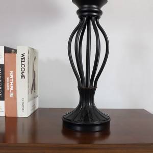 Table Lamp Wood Base,Polyresin Table Lamp | GL-TLP002