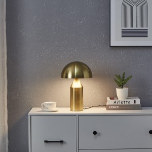 Mushroom Metal Table Lamp, Multiple Color Option | Goodly Light-GL-TLM082