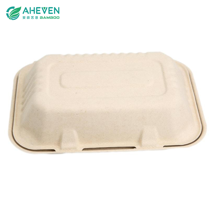 China Cheap price Bagasse Cane Container - Customer Packing Bagasse Burger Box 100% Biodegradable For Restaurant Use – Yien