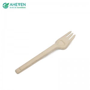 Factory wholesale Biodegradable Cutlery – 100% Biodegradable Eco Friendly Disposable Bagasse Fork with 160mm Size – Yien
