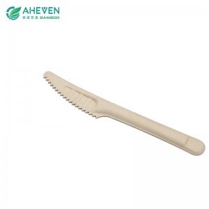 High Quality Eco Friendly Disposable Cutlery Bagasse Knife Fork Spoon