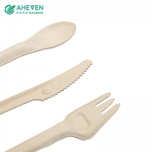 100% Biodegradable Eco Friendly Disposable Bagasse Fork with 160mm Size