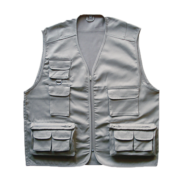 GL5285 Outdoor men’s fishing vest with T/C 65/35 Fabric