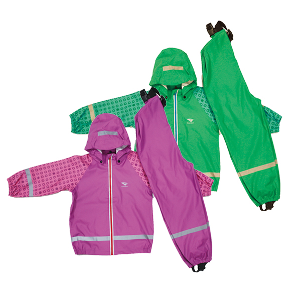 GL5632 Kids’ PU Rainsuit with Hood