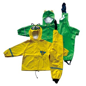 GL5730 Kids’ PU Rainsuit with Hood