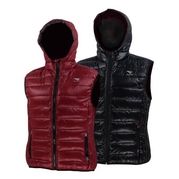 GL7209 Soft Nylon Fabric Padded Vest for Lady with Hood