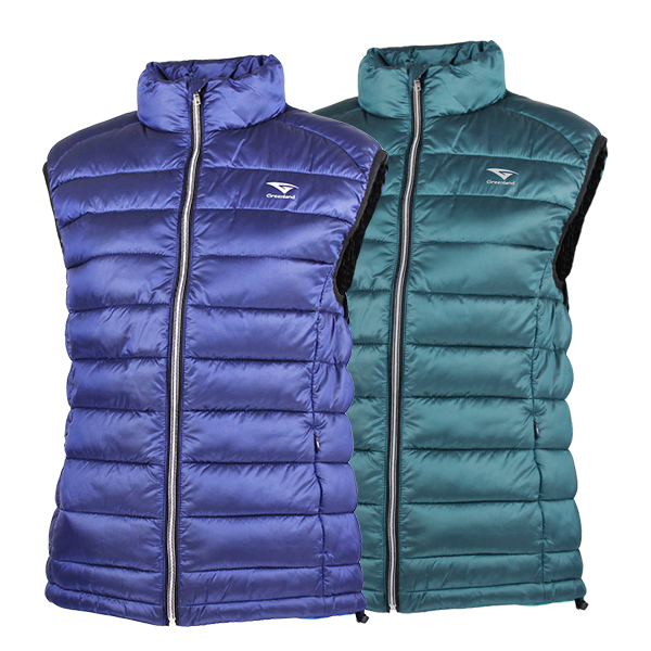 GL7222 Fashion and Soft quilted padding body warmer for lady with shiny color