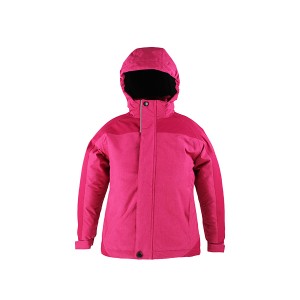 GL8370G Kids Outdoor Winter Ski Jacket with Water Proof Fashion Melange Fabric