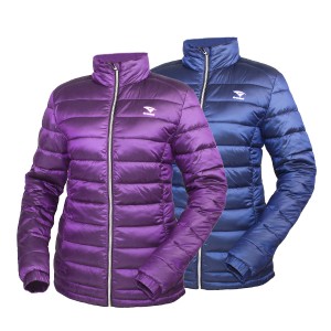 GL8372 Womens Outdoor Winter Jacket with Classical Style, Soft Nylon Shiny Fabric
