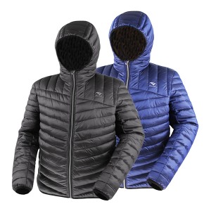 GL8373 Mens Outdoor Winter Jacket with Classical Style, Soft Nylon Shiny Fabric